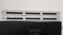 2 x 24 porty  patch panel