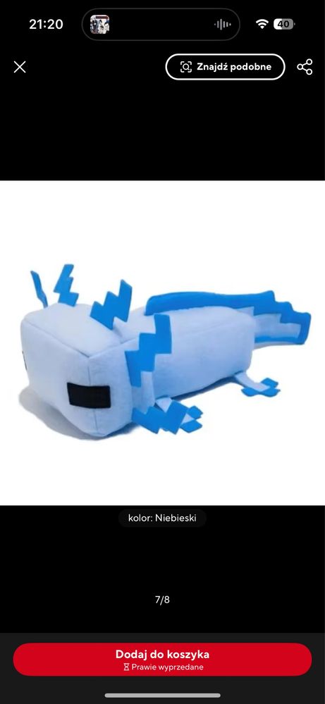 Aksolot Minecraft