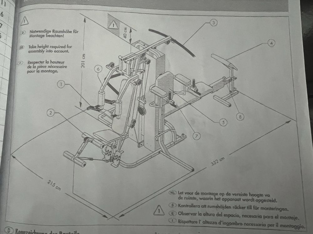 Atlas wielozadaniowy KETTLER SPORT Multi Fitness Center