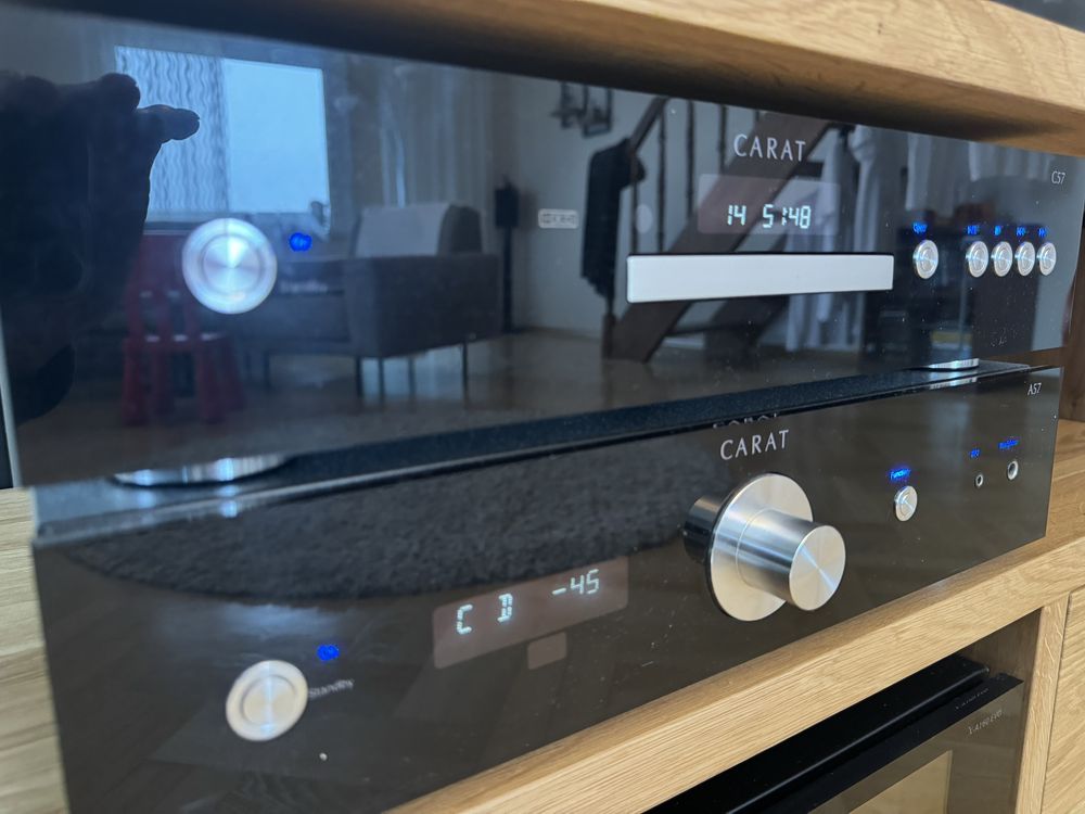 Carat Audio HiFi= A57 Wzmacniacz Stereo  + C57 CD = Rzadkość