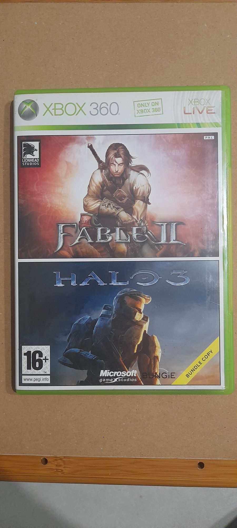 Gry Fable II oraz Halo 3 XBOX360