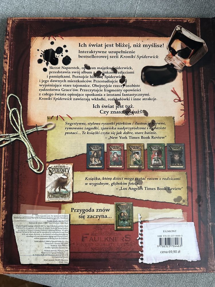 Kroniki Spiderwick nowe nowa na prezent