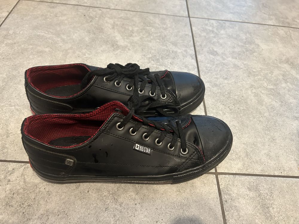 Trampki czarne BIG STAR 39 tenisowki damskie HH274268