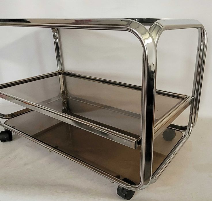 bauhaus stolik chromowany Huwa-Spiegel Pasol 88x45 h 55