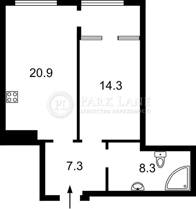 Продаж 1К. Змієнка Всеволода 19, ЖК Варшавський Плюс. 55 м.кв