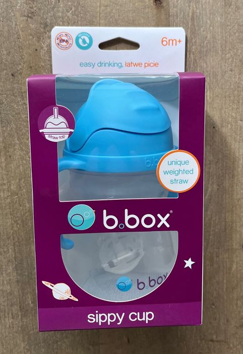 *NOWY* bidon ze słomką b.box Blueberry borówkowy kubek 240ml