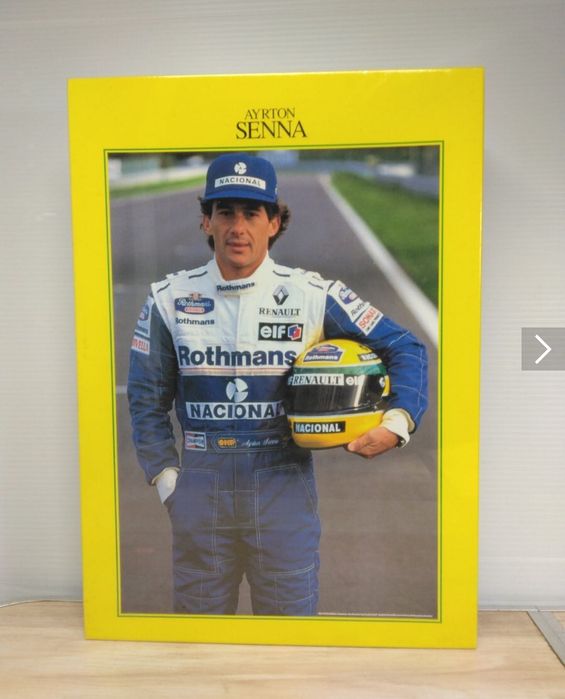 Ayrton Senna Jigsaw Puzzle 1000pcs retro por abrir 1990