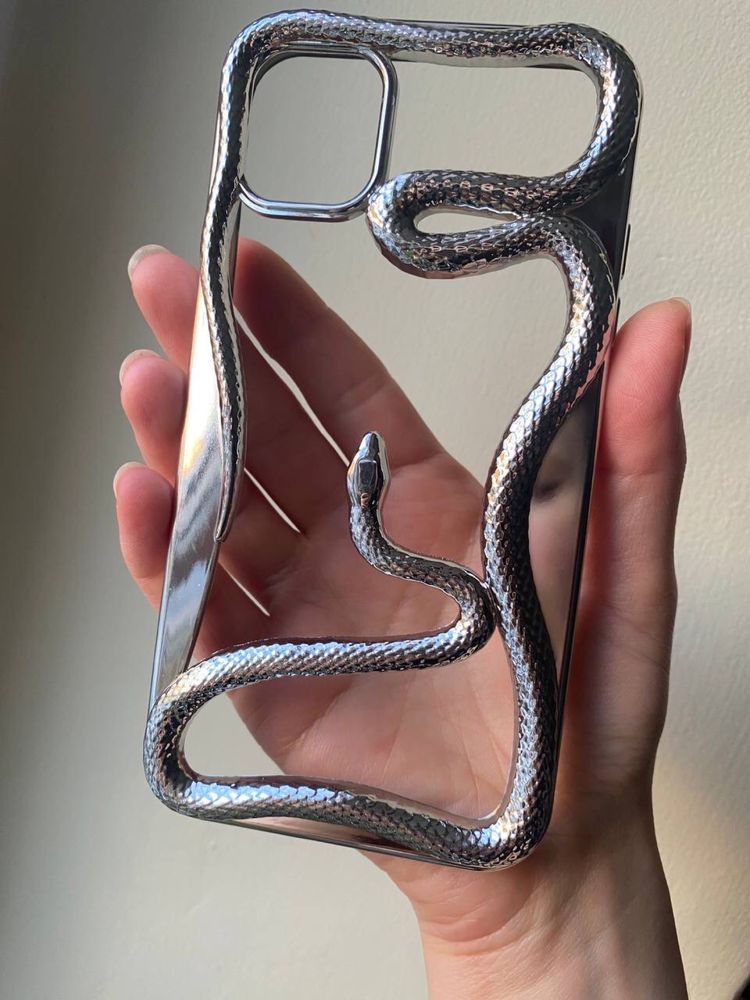 Стильний чохол чехол на айфон змія год змеи iphone 11 сase snake