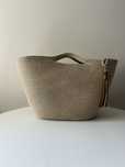 Koszyk miejski/torba shopper w kolorze beżowym
