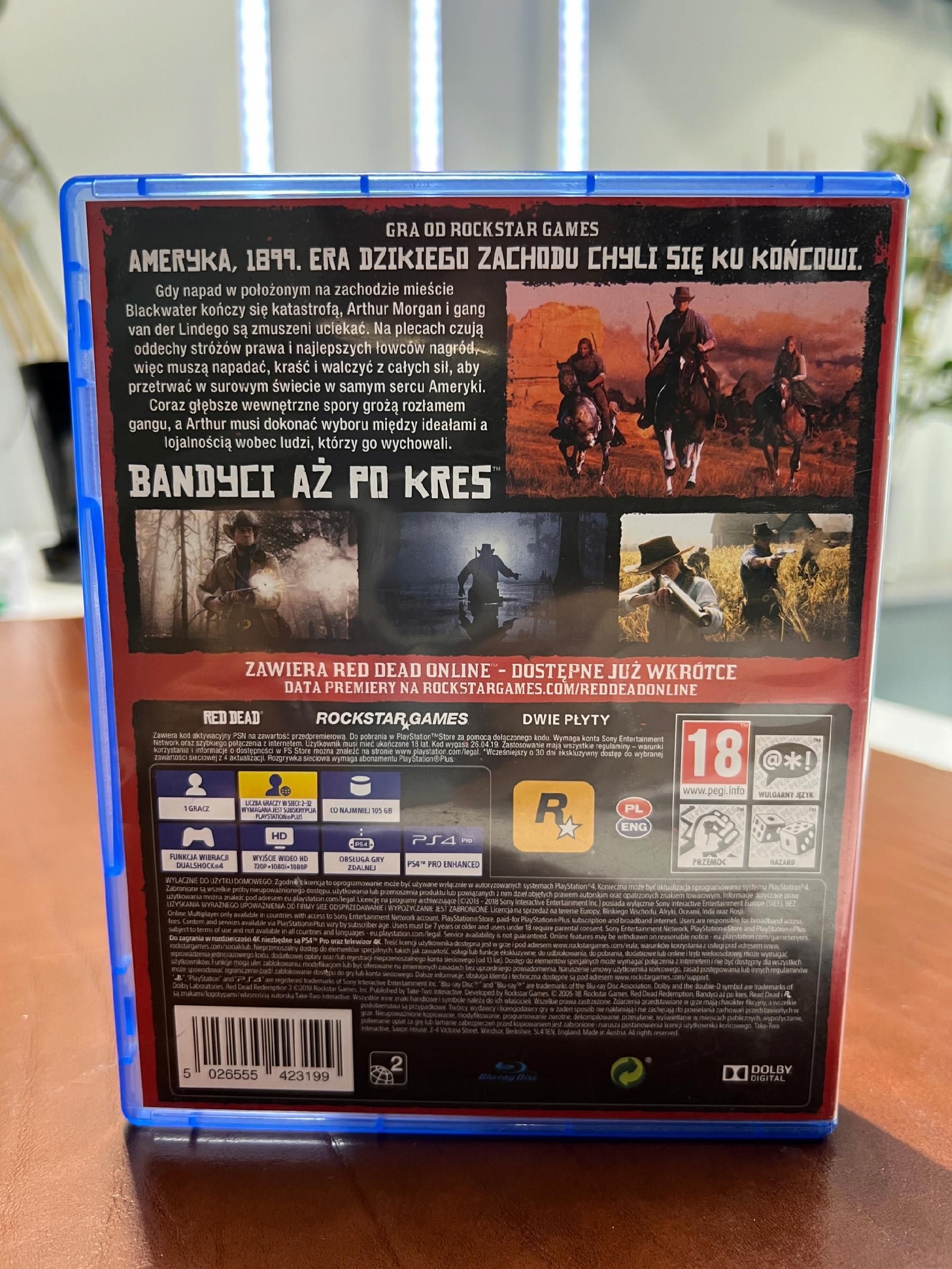 PS4 Red Dead Redemption 2 Po Polsku