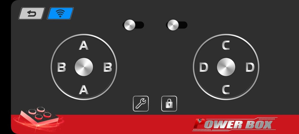 Kontroler 4 kanaly Blutooth Aplikacja / Zdalnie sterowany bateria lito