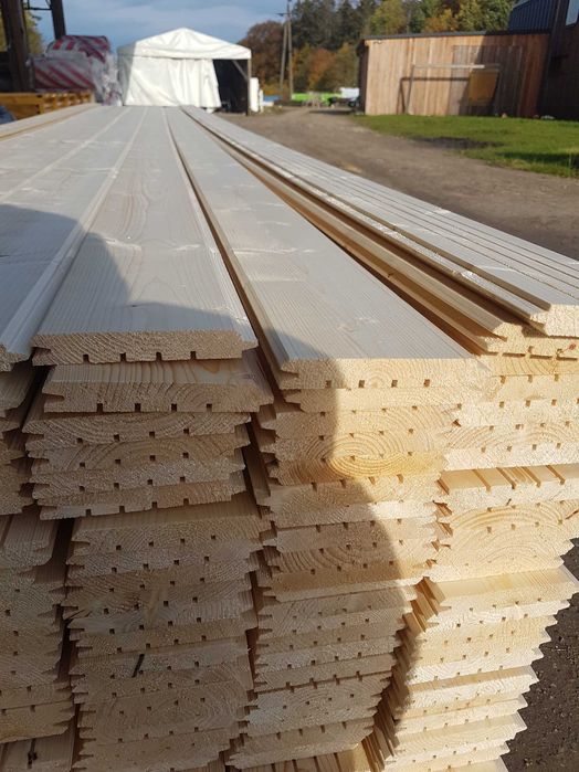 Deska elewacyjna grubość 18mm podbitka świerkowa SUPER JAKOŚĆ