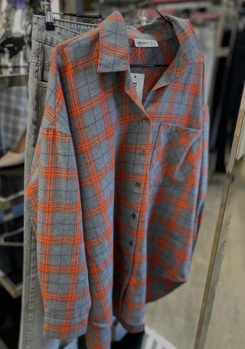 Сорочка в клітинку