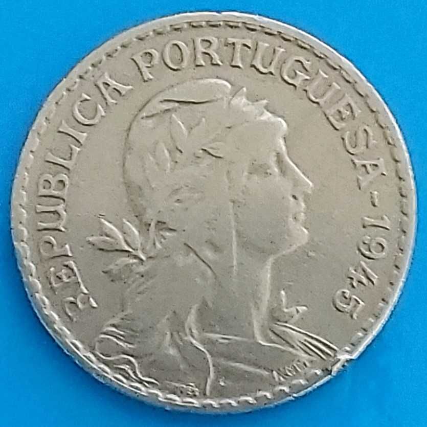 1$00 de 1945 Republica Portuguesa