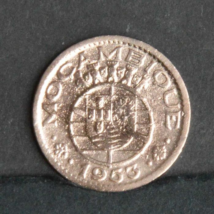Moçambique 50 centavos 1953 - olx X10416