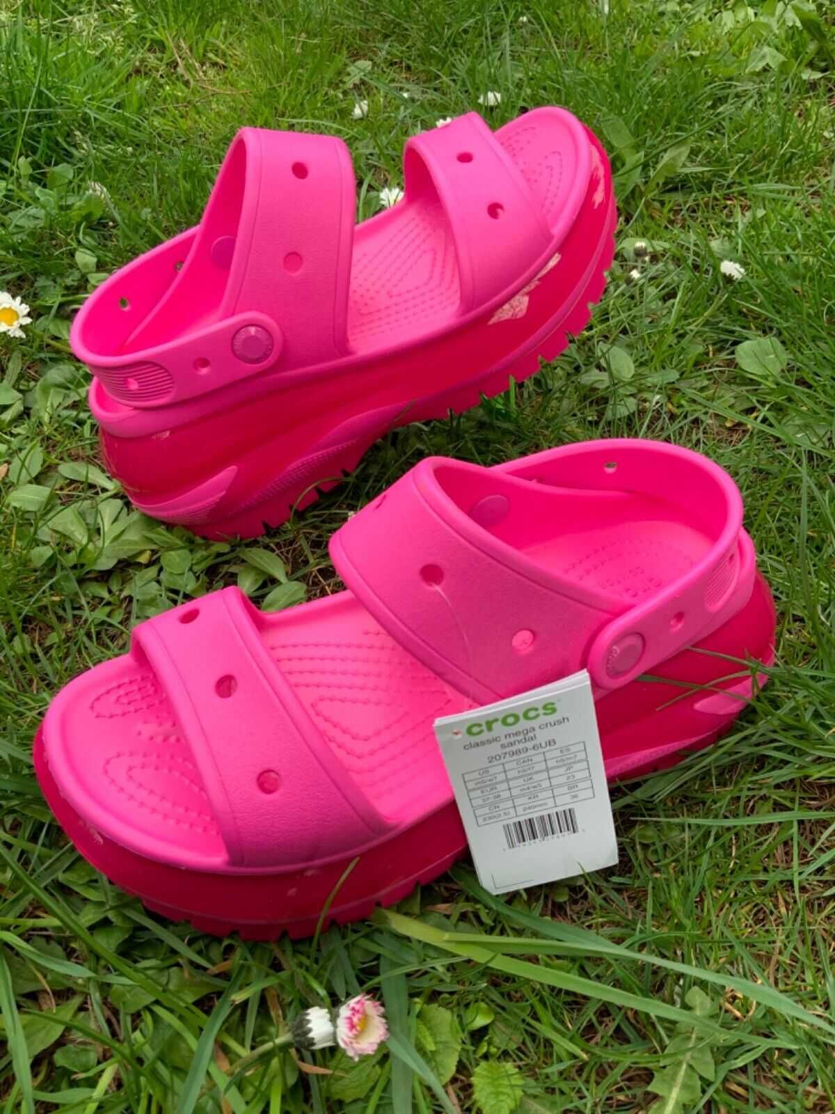 Оригинал! Crocs Classic Mega Crush Sandal Juice 35-39р