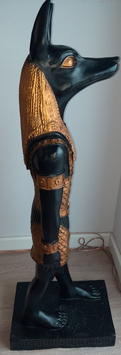 Piękne egipskie figurki Boga Anubisa wys.1m