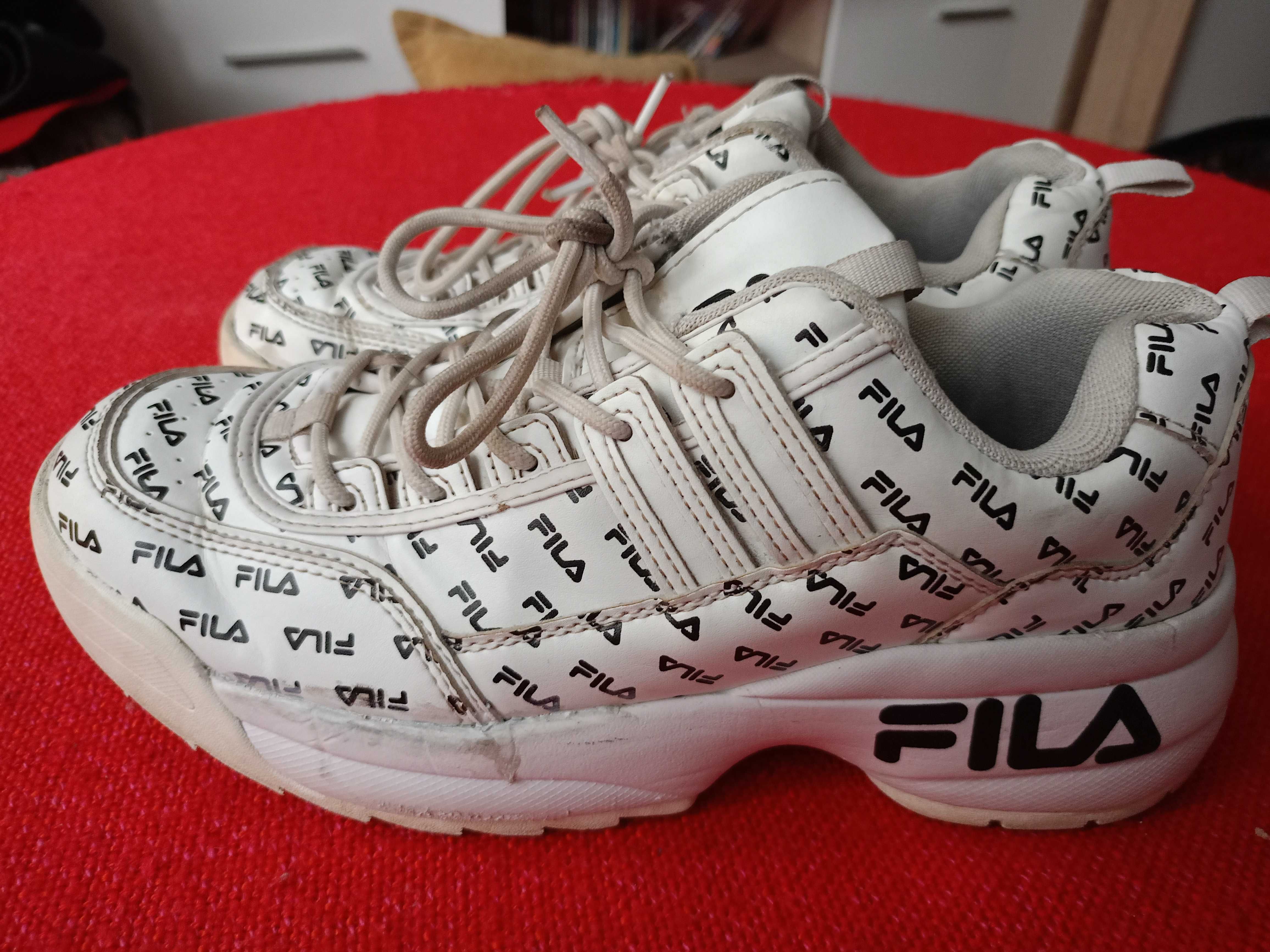 FILA roz 41 26cm Skóra Stan BDB Okazja