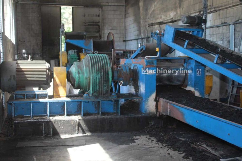 Maszyny do recyklingu opon Używana linia do recyklingu gumy