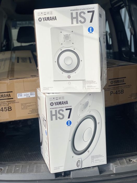 Студийныйе мониторы Yamaha HS7 White , Новые Доставка по Украине