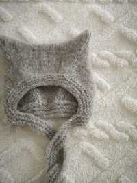 Czapeczka Kitty na drutach