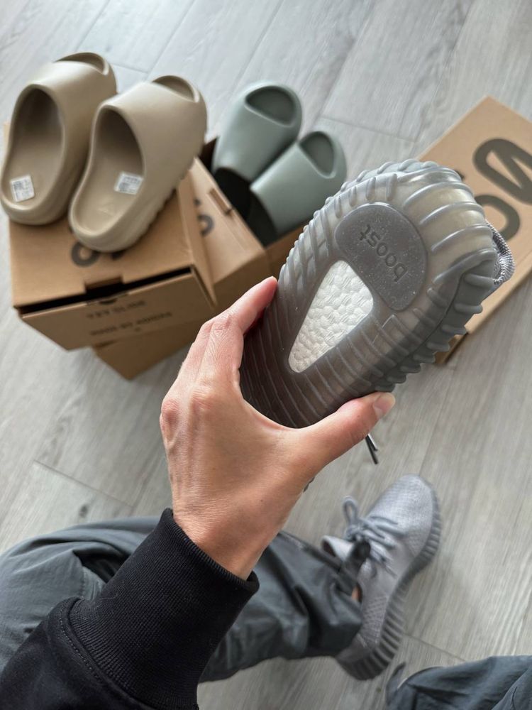 Adidas yeezy boost 350 steel grey ізіки ізі буст сірі грей адідас изи