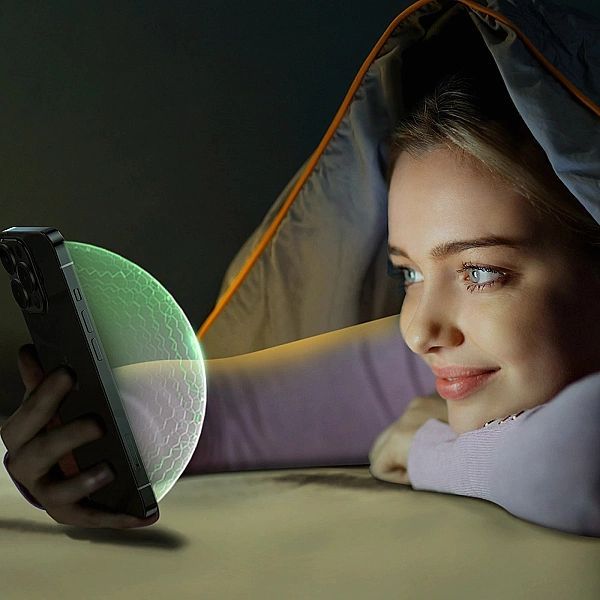 Joyroom Knight zielone szkło do iPhone 14 Pro z filtrem Anti Blue Ligh