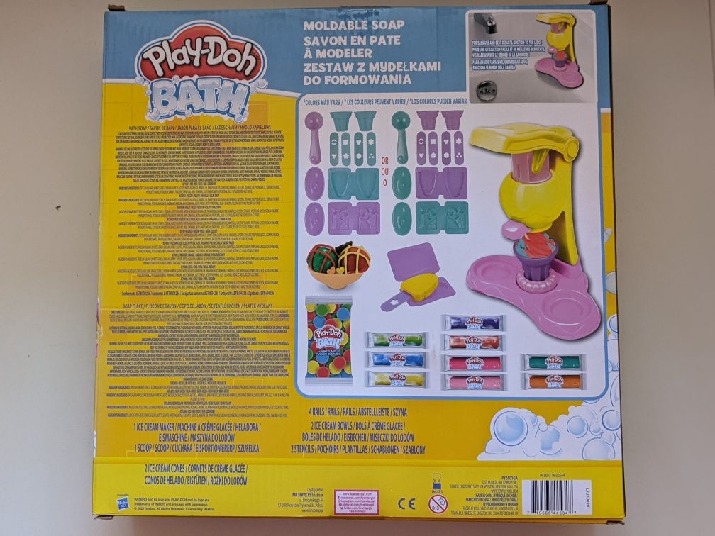 Zestaw Play-Doh z mydełkami do kąpieli