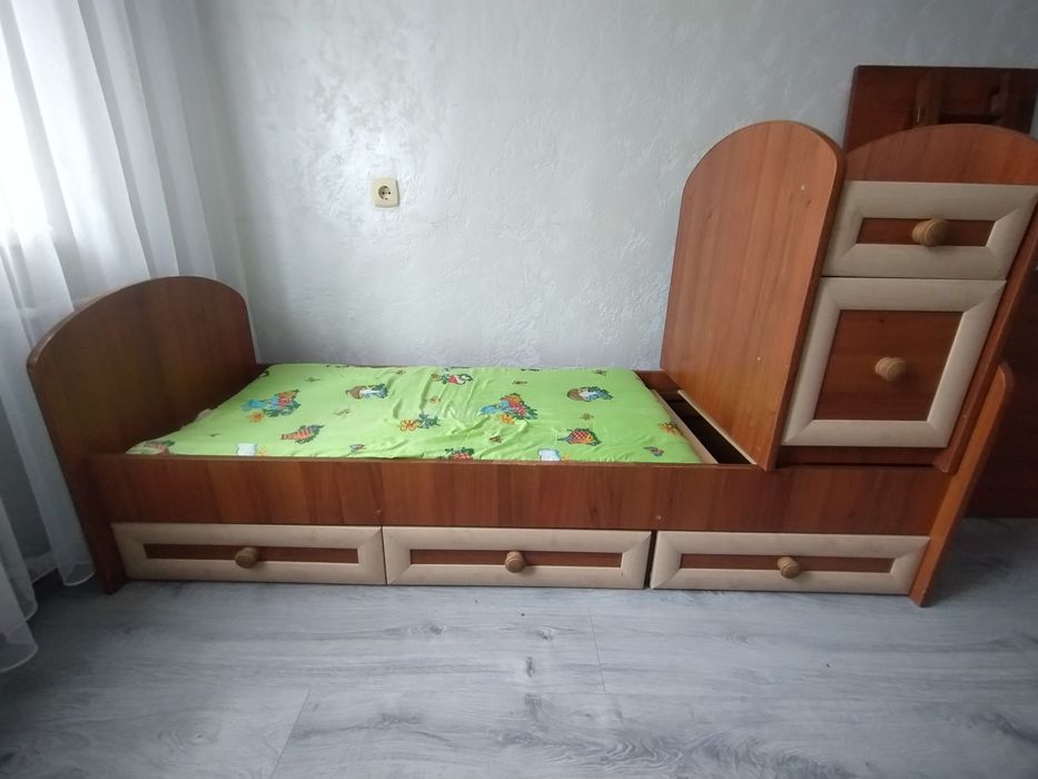 Ліжко трансформер, ліжечко дитяче,комод