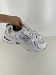 New balance 530 white navy silver кросівки жіночі