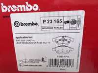 Pastilhas novas Brembo P23165