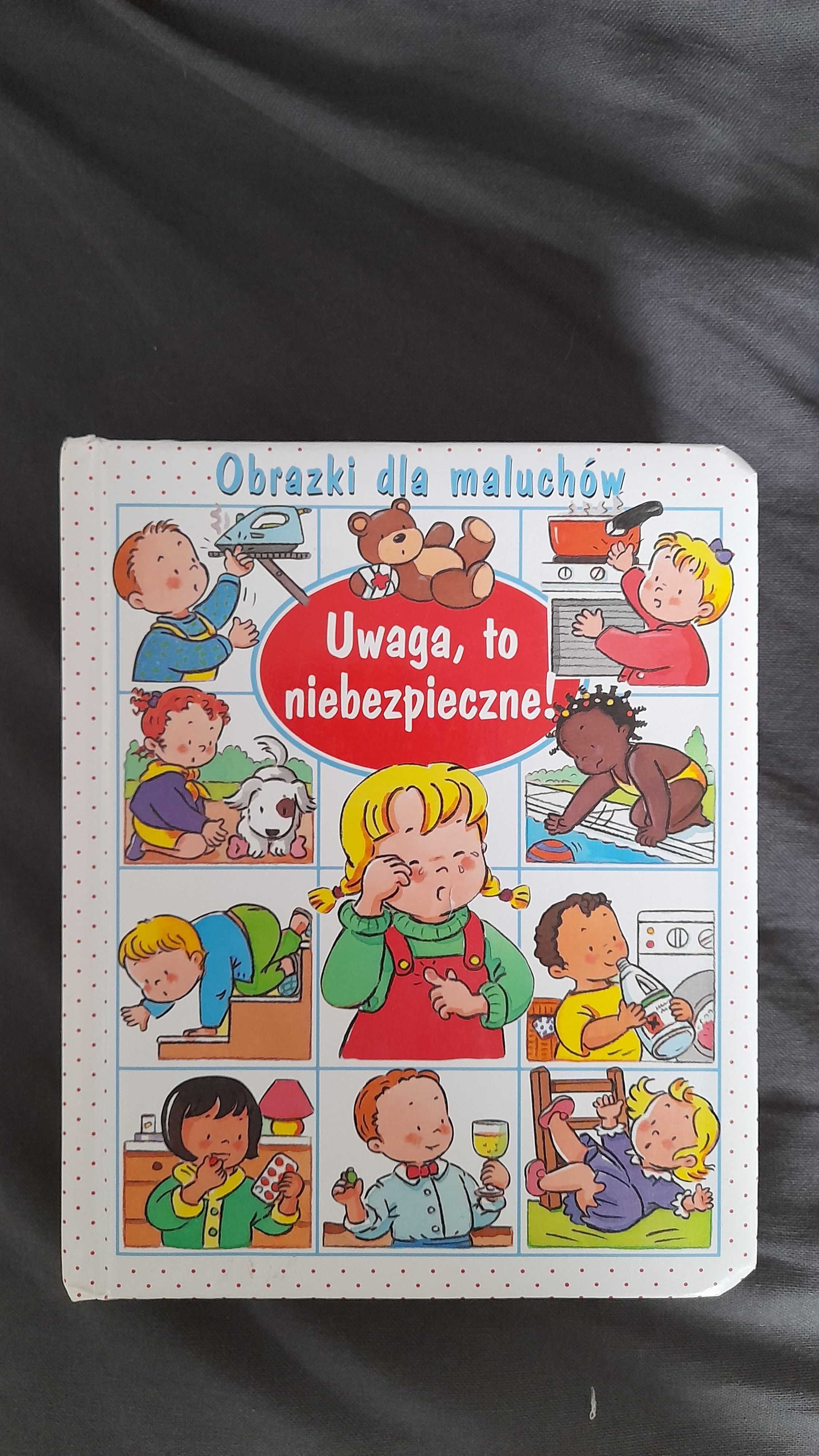 Książka edukacyjna dla dzieci, grube strony dla maluszków