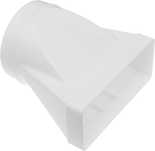 KOLANO łączące kanał PŁASKI 220x90mm Z KANAŁEM OKRĄGŁYM FI 150mm pcv