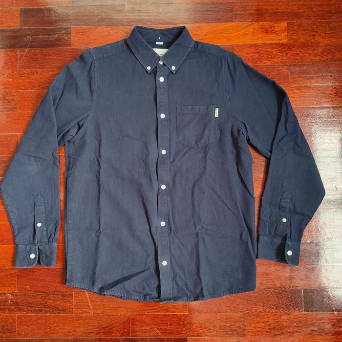 Camisa Carhartt manga comprida Azul Escurro S