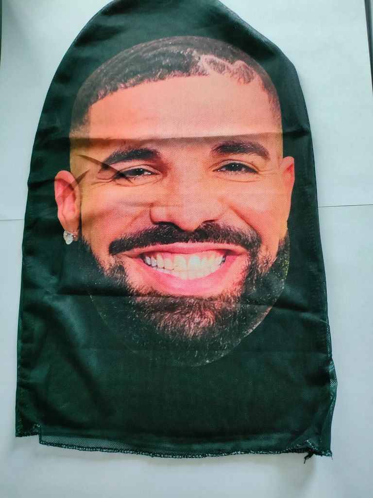 Śmieszna maska Drake Drizzy twarz śmieszny prezent