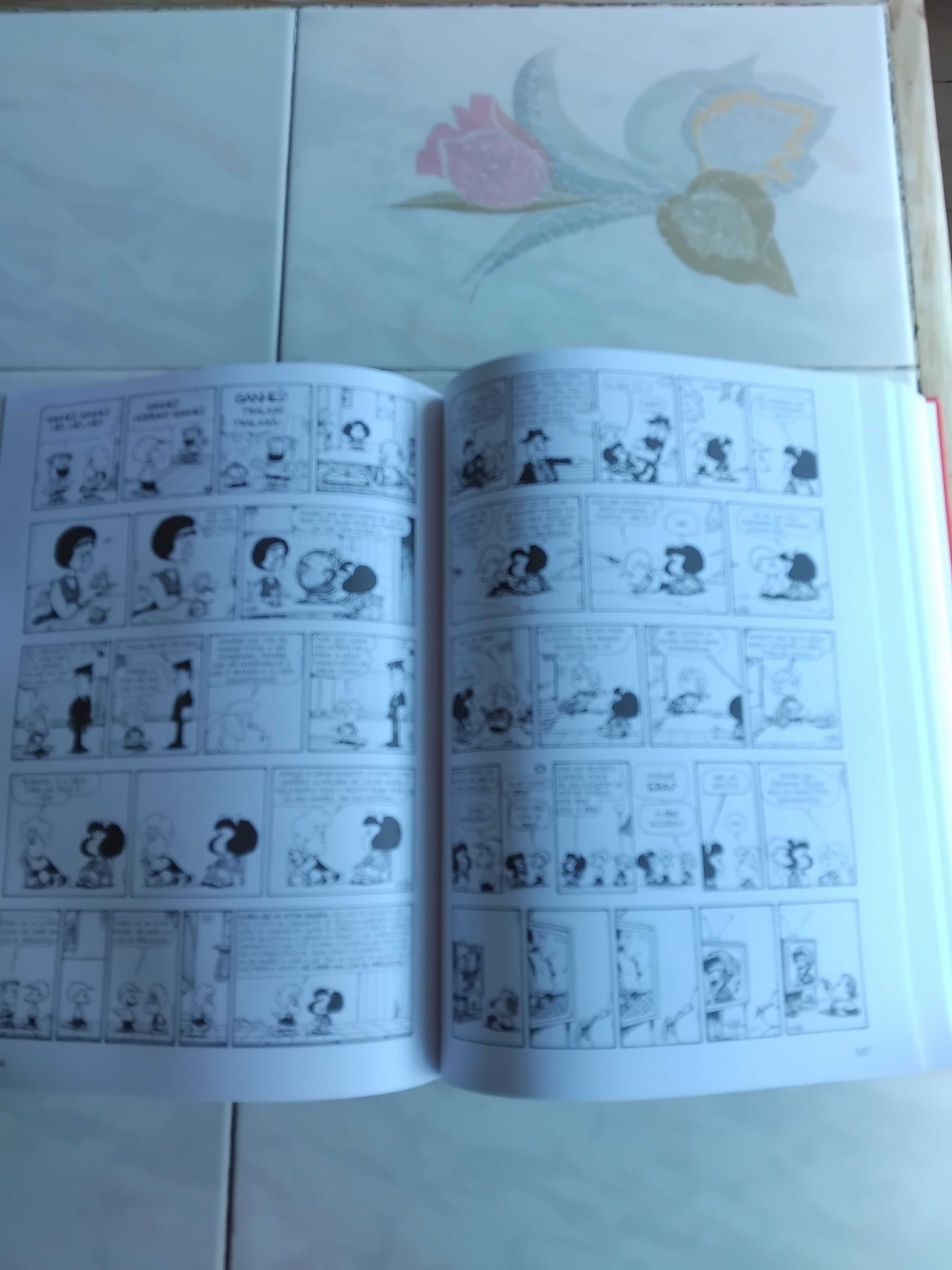 LIVRO DE BD: QUINO - TODA A MAFALDA EDIÇÃO COMEMORATIVA DOS 50 ANOS
