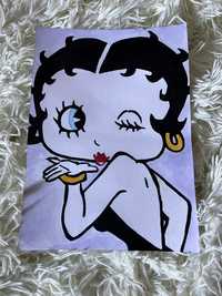 Рисунок Betty Boop на А5