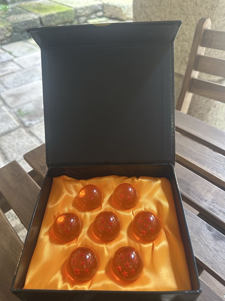 conjunto de 7 bolas do dragon ball