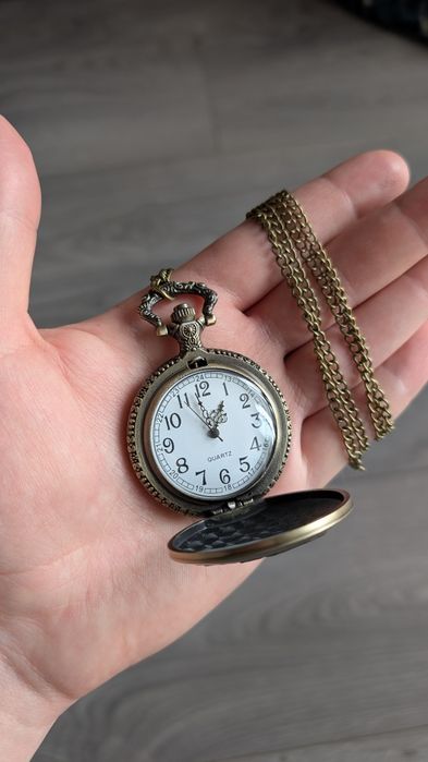 Карманные часы на цепочке игра престолов Таргариен волк и дракон