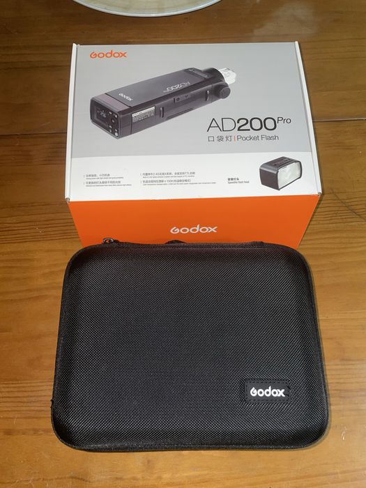 Godox ad200pro, x2t para nikon, softbox 80x80 godox e tripe smallrig