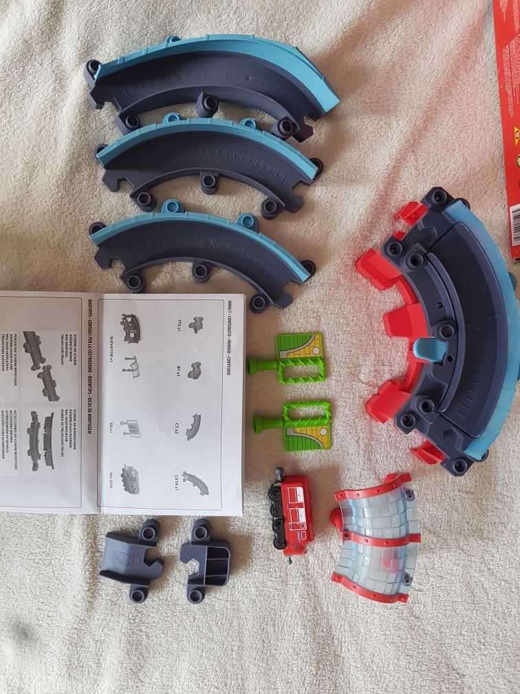 Chuggington stack track tomy Stacyjkowo stacja miejska Wilson kolejka