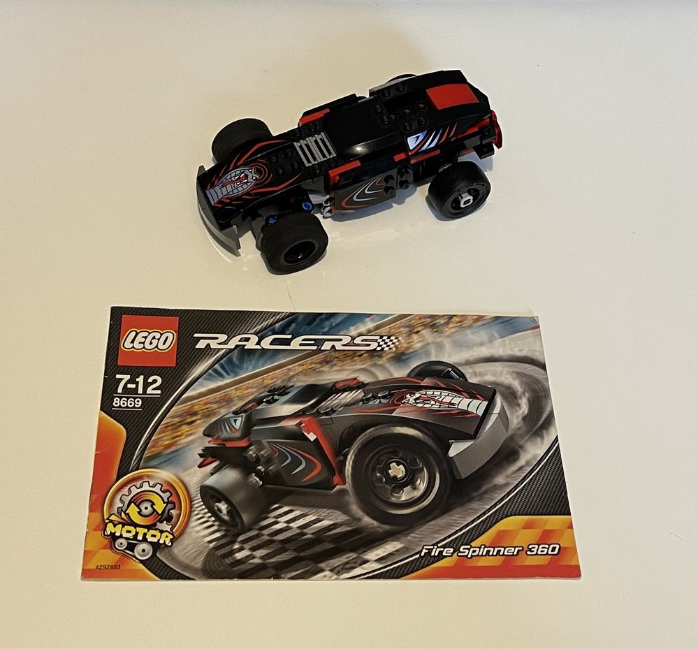 LEGO Racers 8669 Fire Spinner 360 Kompletny