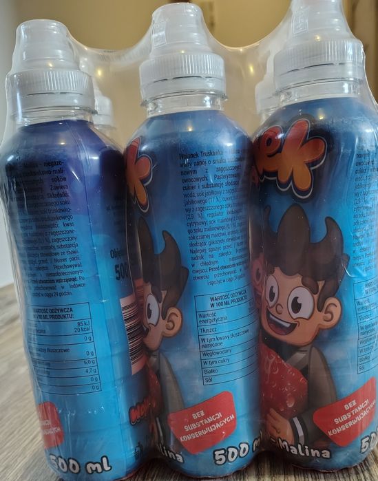 Wojanek truskawkowo malinowy 6x500ml