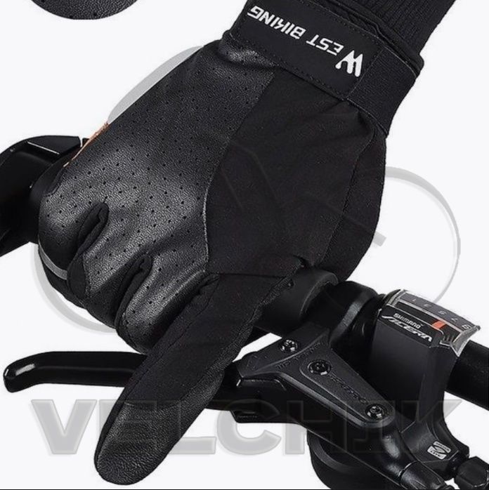 Зимові перчатки рукавички WestBiking, для велосипеда, велоперчатки