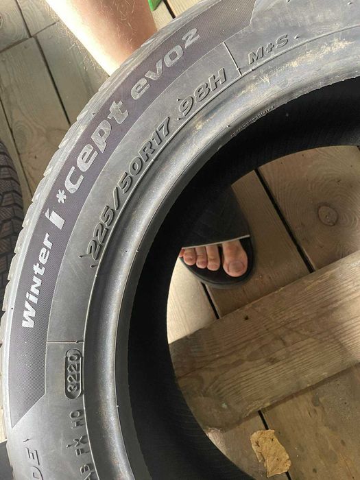 Зима 225/50 17 Hankook Winter i*cept EVO 2 Комплект вживаної гуми