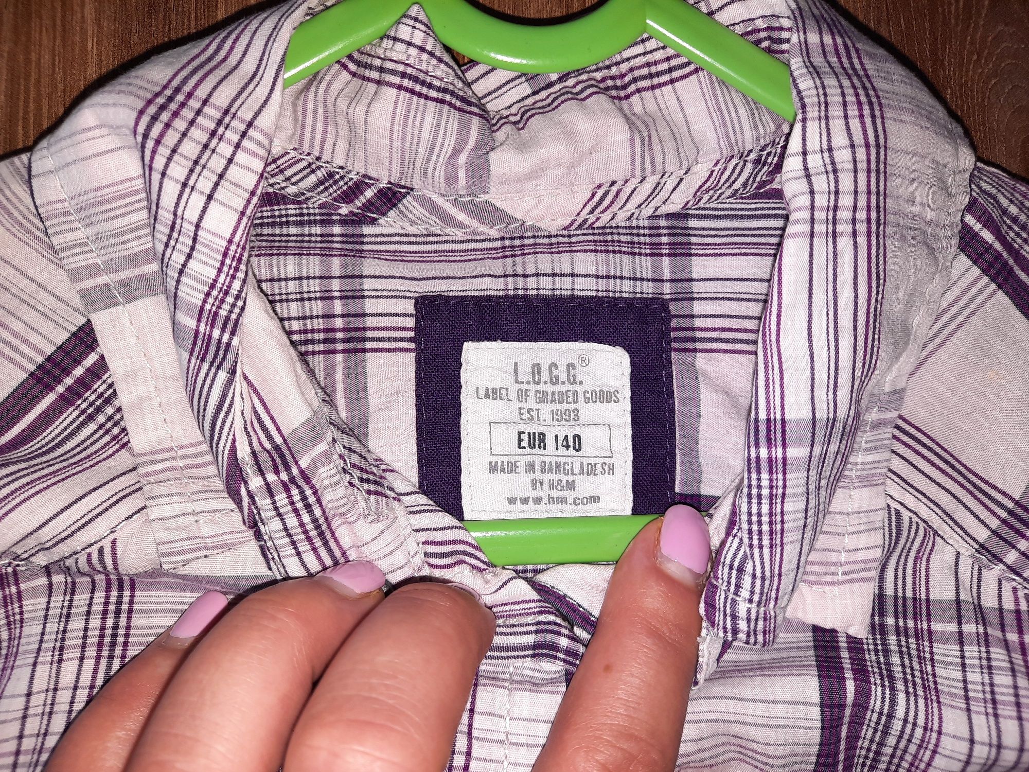 Koszula/ bluzka dla dziewczynki, firma H&M, rozmiar 140