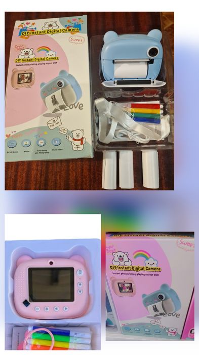 Дитячий фотоапарат повна комплектація миттєвого друку.