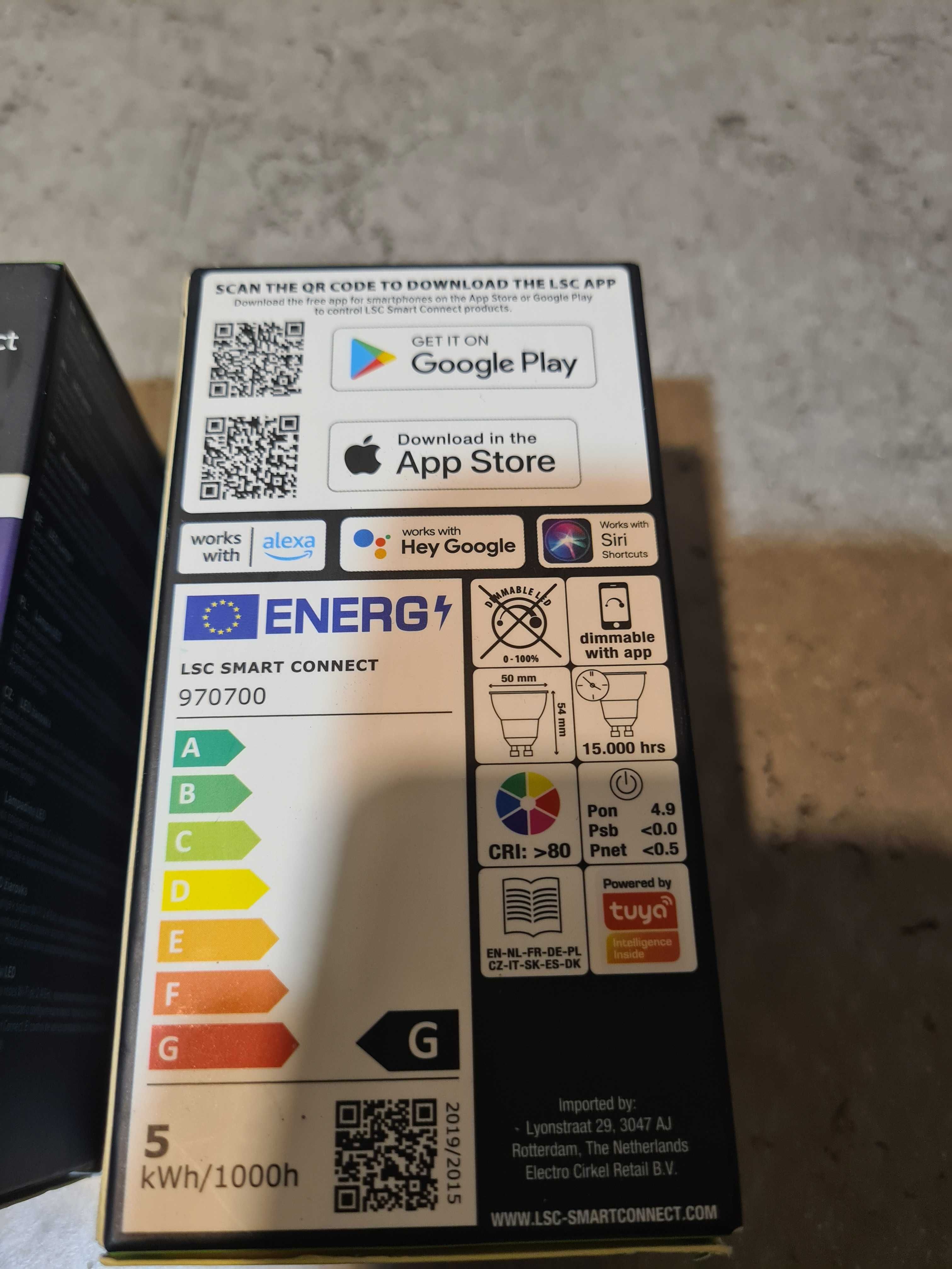 żarówka Smart Led Lsc gu10 Wifi  345 lumen 2szt
