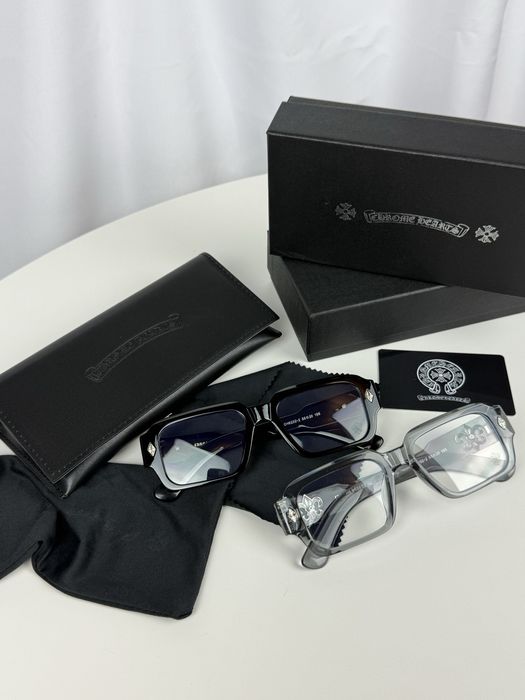 Окуляри Chrome Hearts прозорі | Очки Хром Хартс