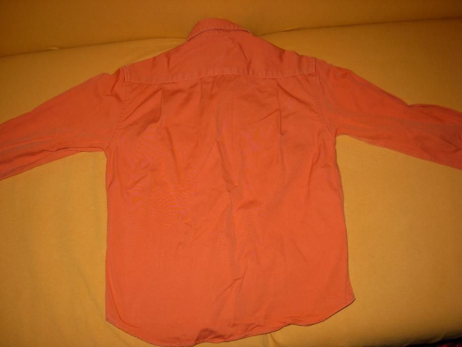 Camisa Sacoor Brothers Laranja + T'shirt River Hoods Branca 6 anos